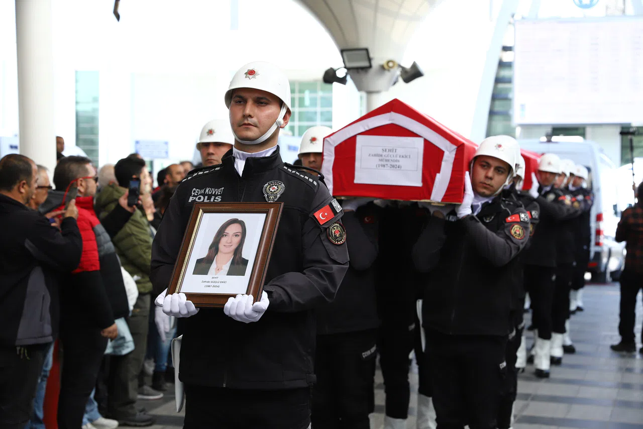 İYİ Parti Genel Başkanı Dervişoğlu, TUSAŞ şehitlerinin cenaze törenine katıldı