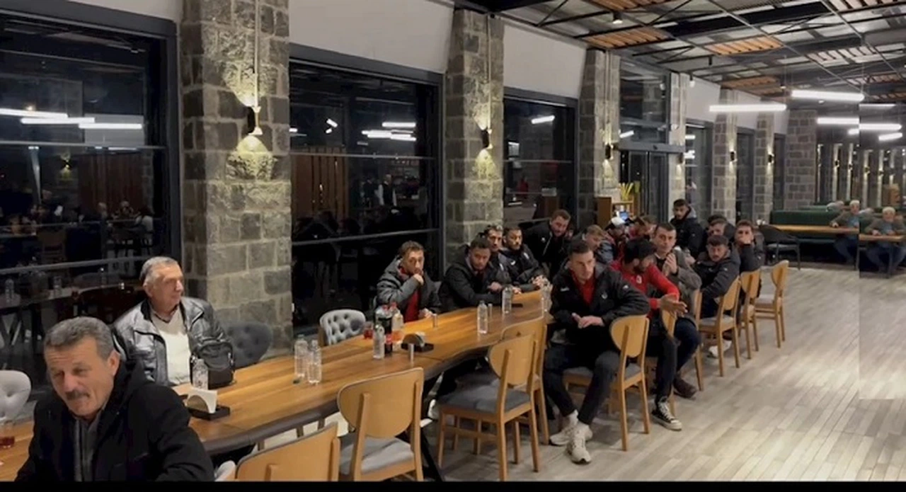 Pazarspor'dan galibiyet sonrası dayanışma yemeği