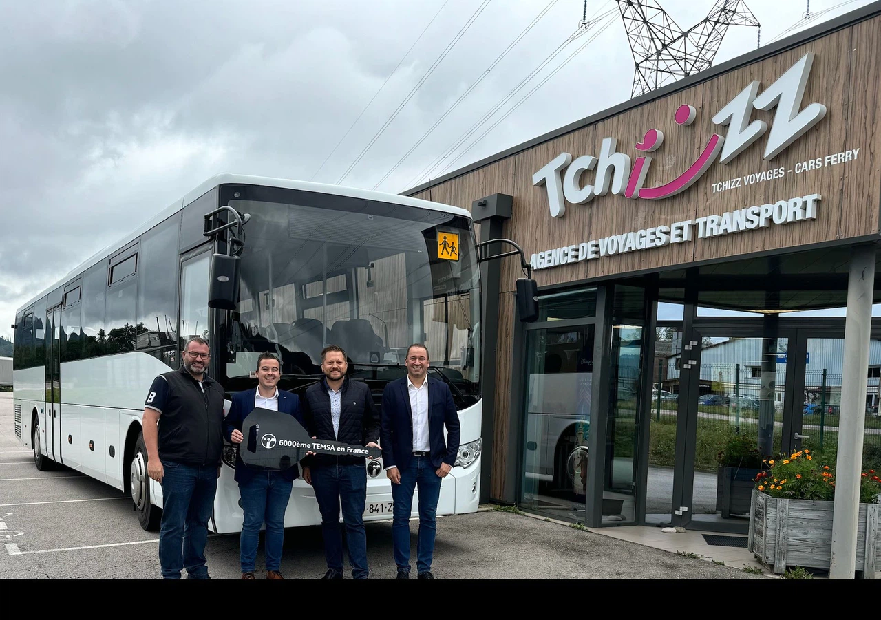 Temsa Fransa’ya 6 bininci araç teslimatını yaptı