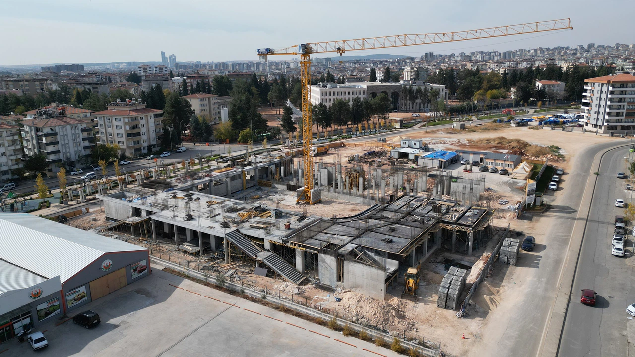Gaziantep Büyükşehir, yeni spor salonunun inşasına devam ediyor