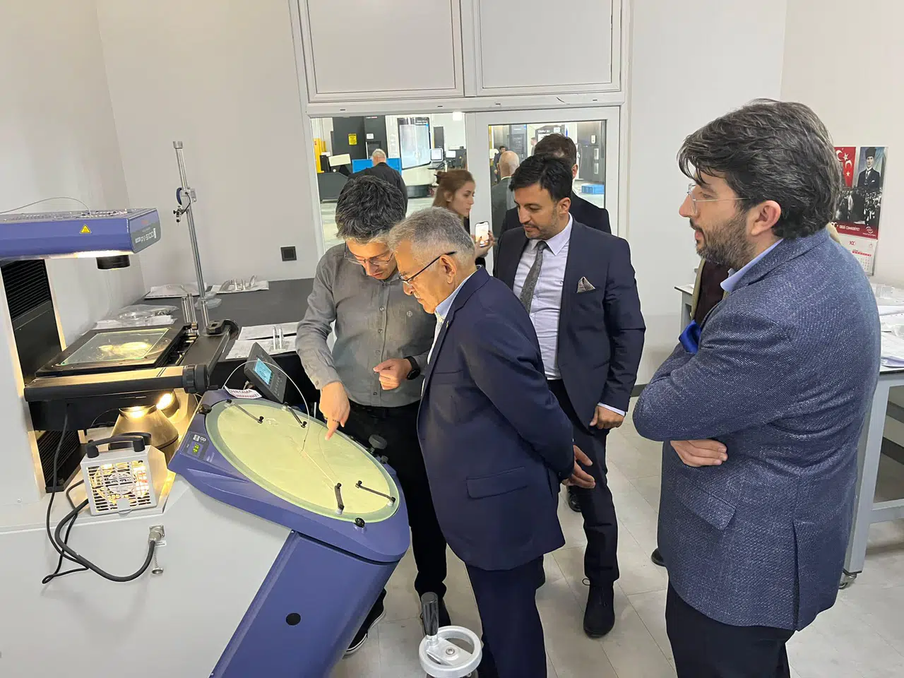 Başkan Büyükkılıç'tan TOMTAŞ Havacılık Tesisi'ne ziyaret