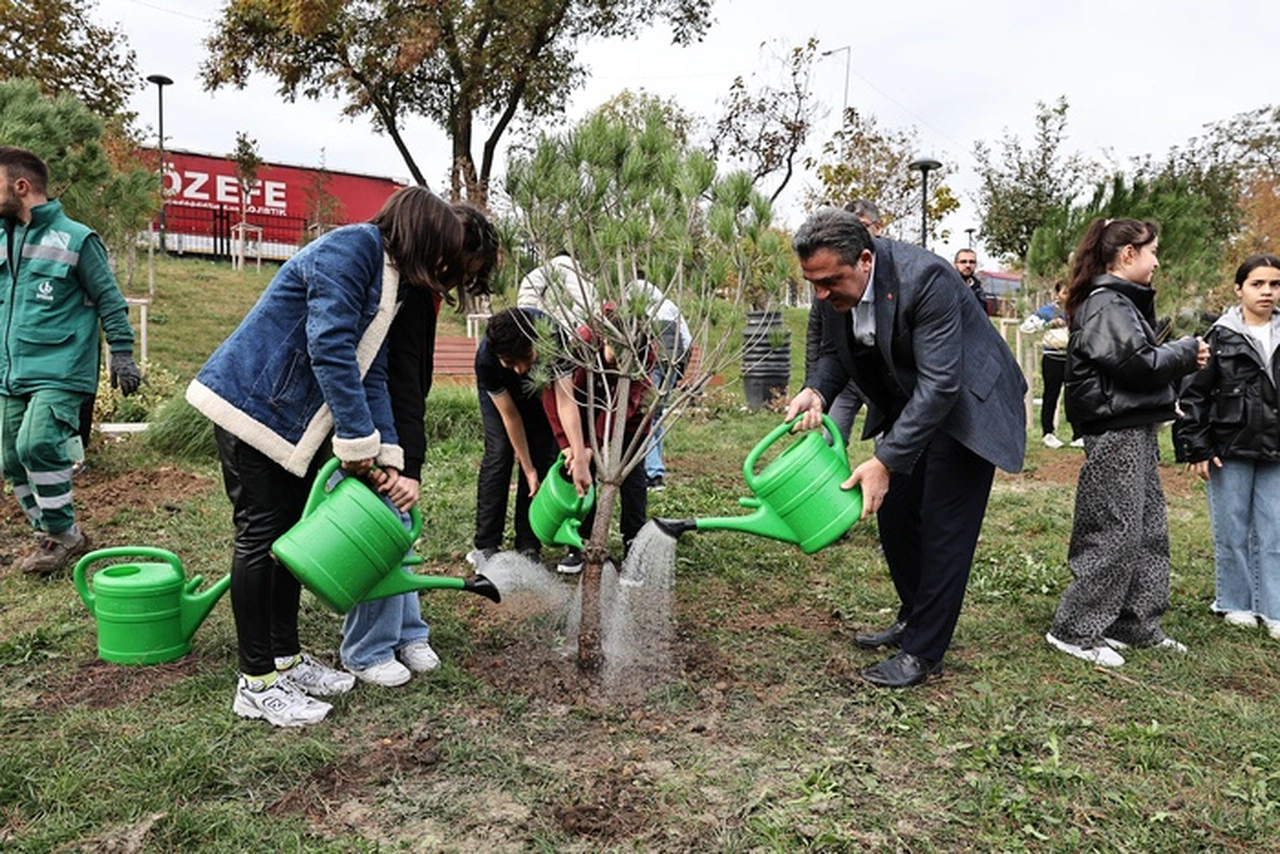 Millet Bahçesi’ne 30 fıstık çamı dikildi