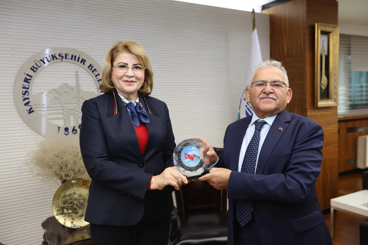 Başkan Büyükkılıç, Azerbaycan Büyükelçilik Müsteşarı Nesibova’yı ağırladı