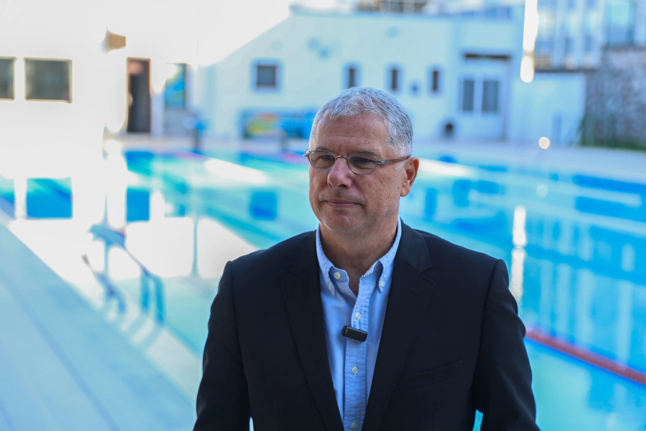 Mudanya havuzu, kış için hazır hale getiriliyor