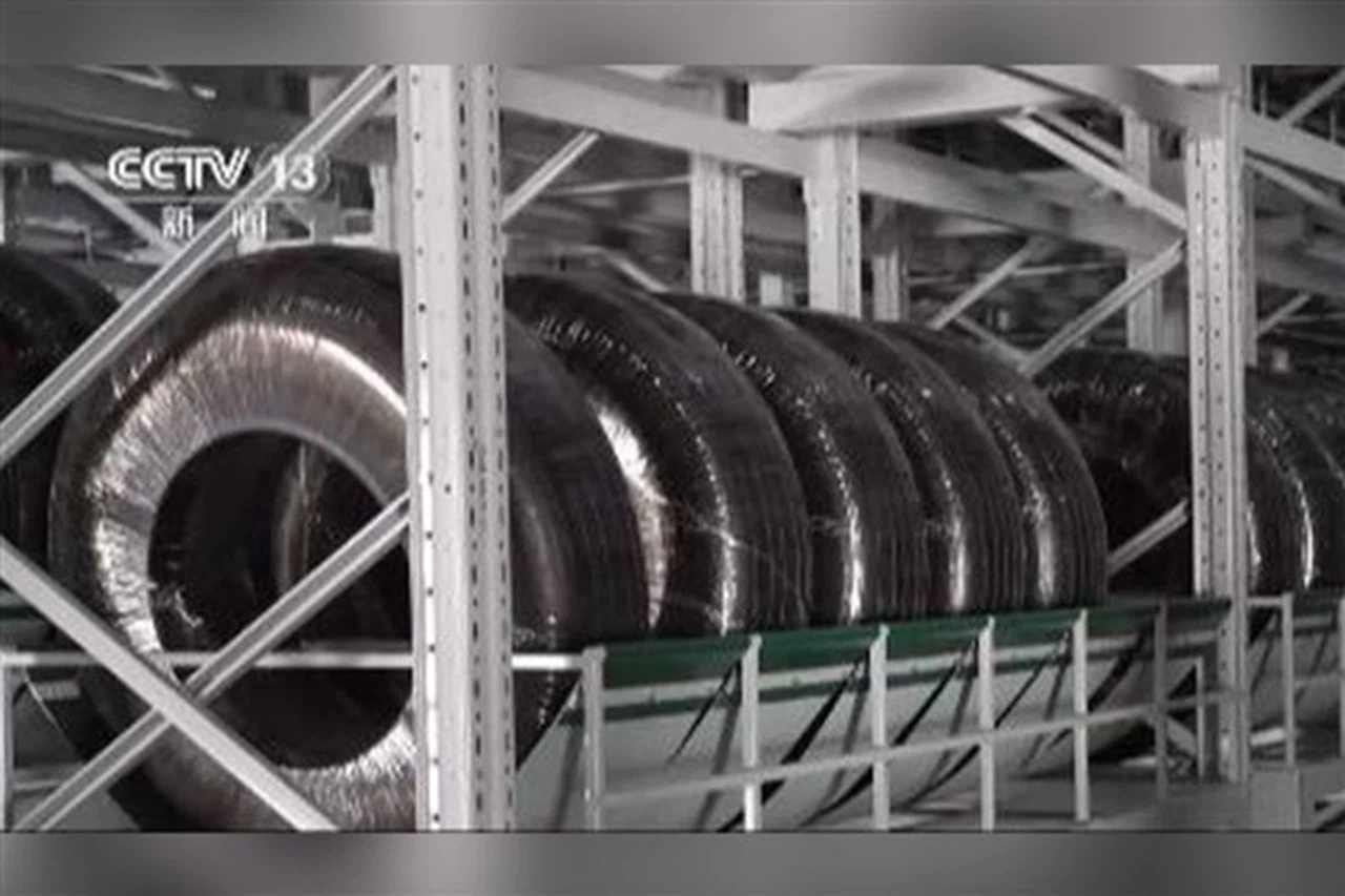 Çin'de ilk sivil uçak lastiği seri üretim hattı hizmette