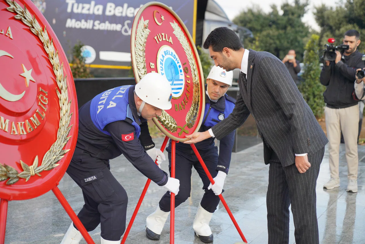 Ulu Önder Atatürk, vefatının 86. yıl dönümünde Tuzla’da anıldı