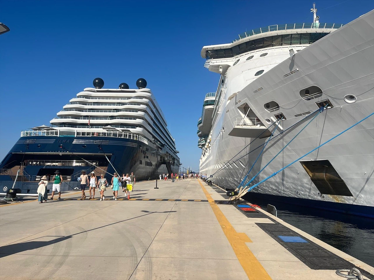 Bodrum'a Kruvaziyer Ziyareti: 2.643 Yolcu Limana Geldi