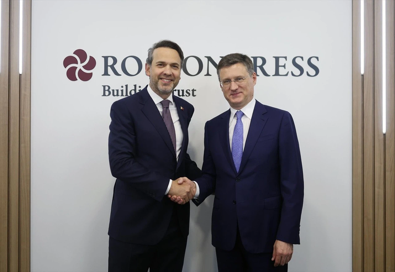 Bakan Bayraktar ile Novak'tan Enerji İşbirliği Görüşmesi