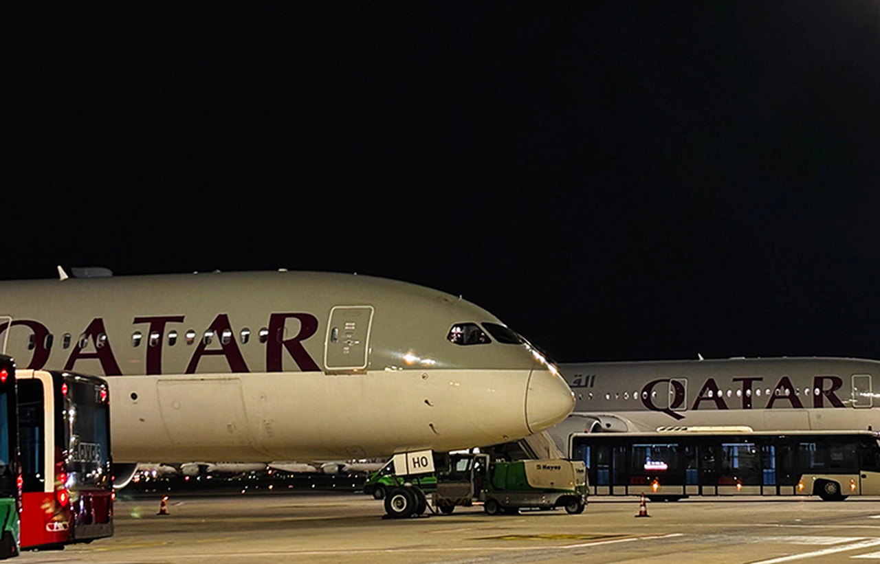 Katar’a ait uçaklar hava sahası kapatılınca İstanbul Havalimanı’na iniş yaptı