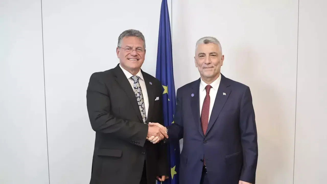 Bakan Bolat, AB’nin Ticaretten Sorumlu Komiseri Sefcovic’le görüştü