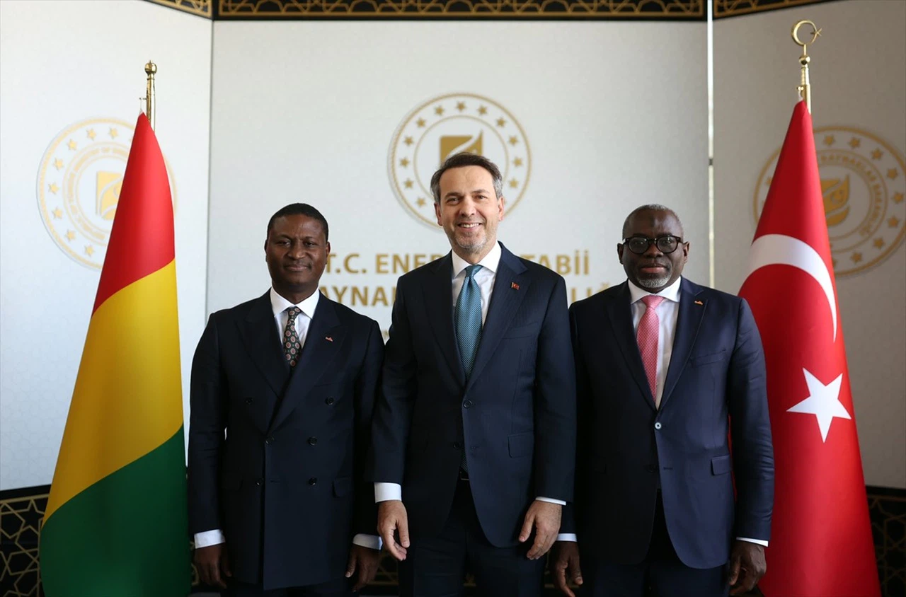 Enerji Bakanı Bayraktar, Gine Heyetiyle Görüştü