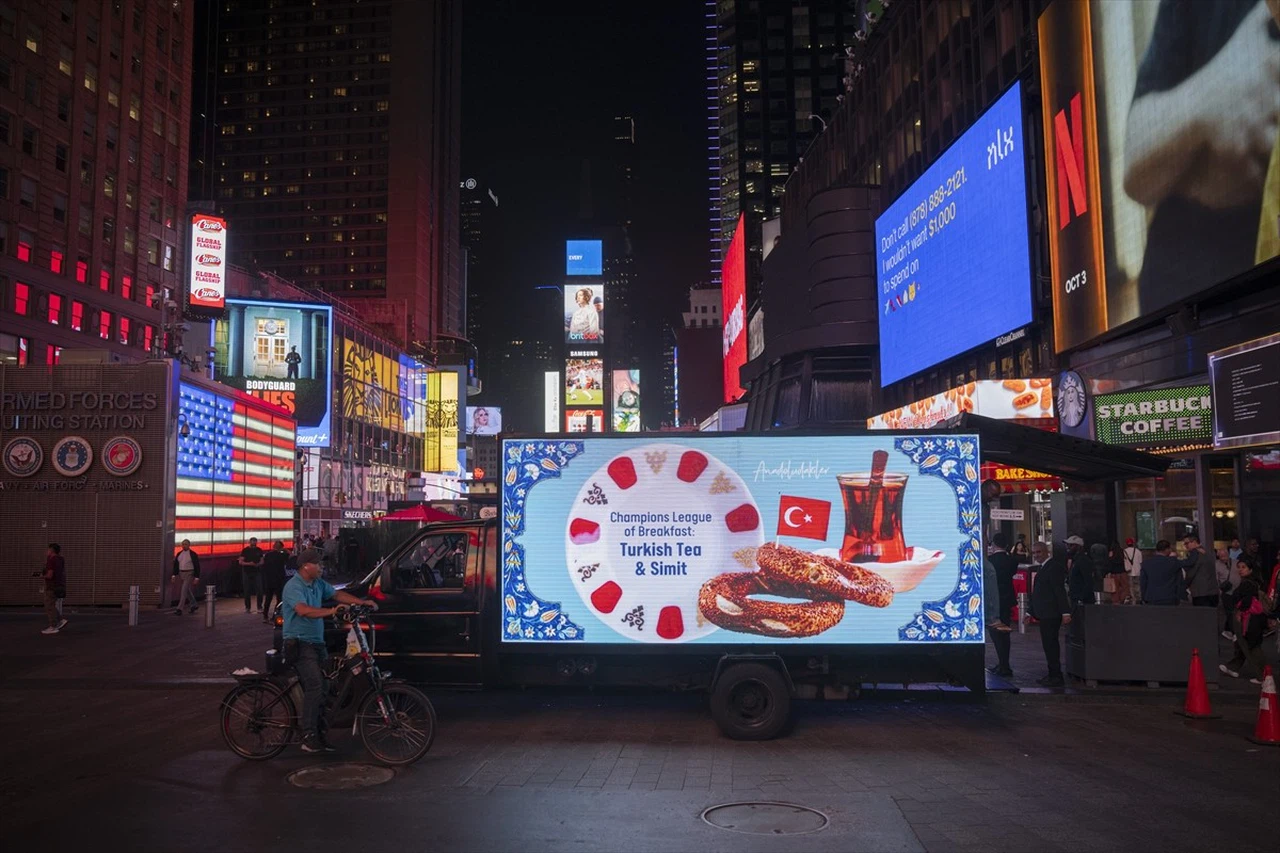 Türk Simidi ve Çayı New York'ta Tanıtıldı