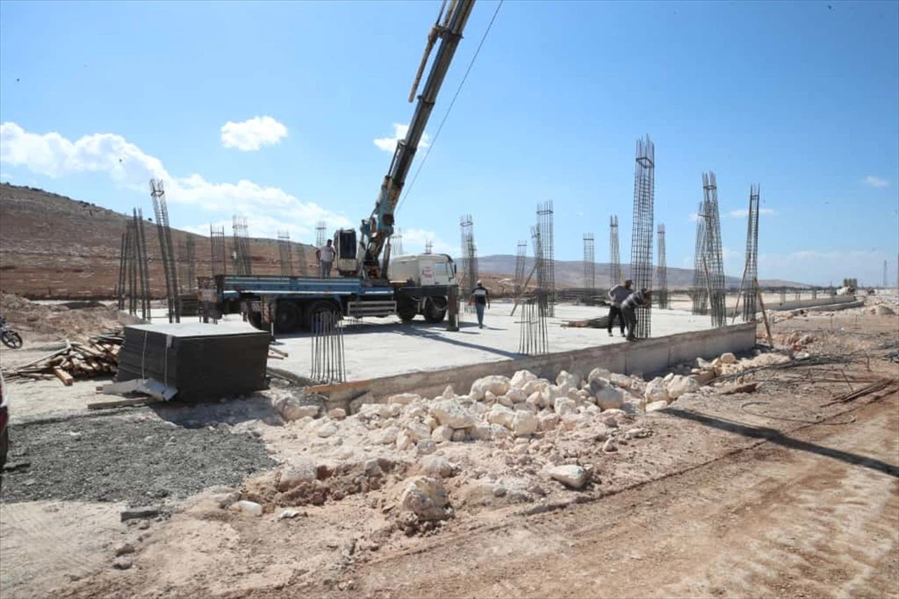 Cilvegözü Sınır Kapısı'nda Lojistik Köy İnşaatı Devam Ediyor