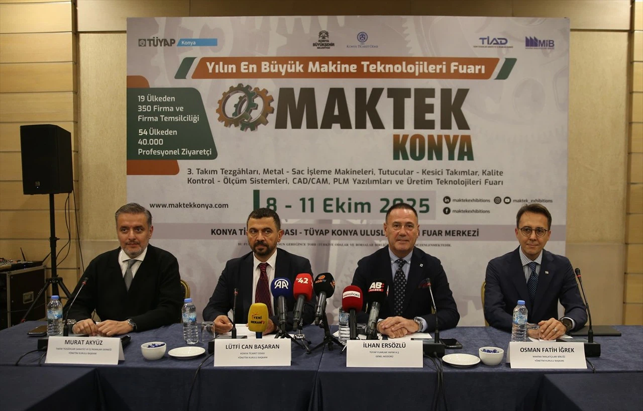 2025 MAKTEK Konya Fuarı Başlıyor