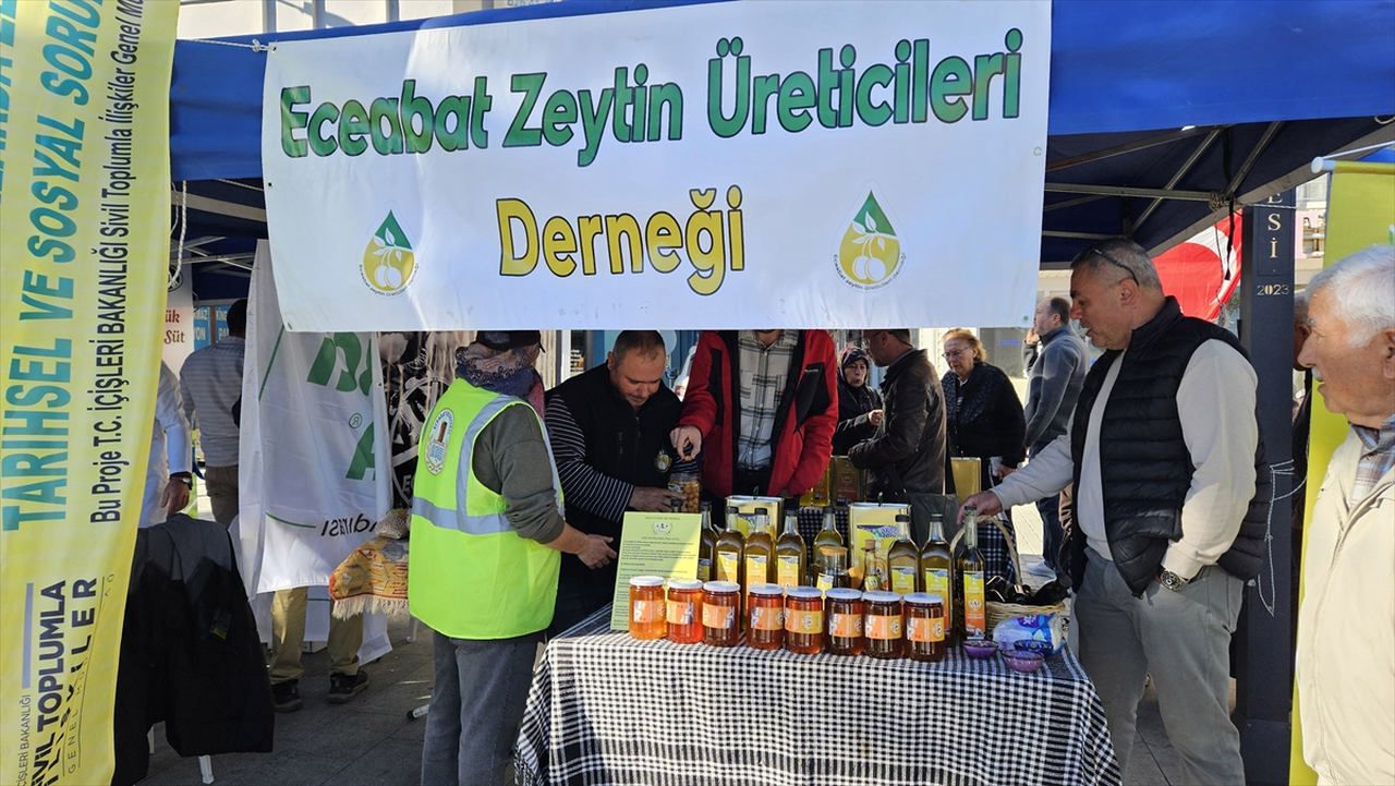 Çanakkale'de "Eceabat Zeytinyağı Festivali ve Zeytin Hasat Şenliği" düzenlendi
