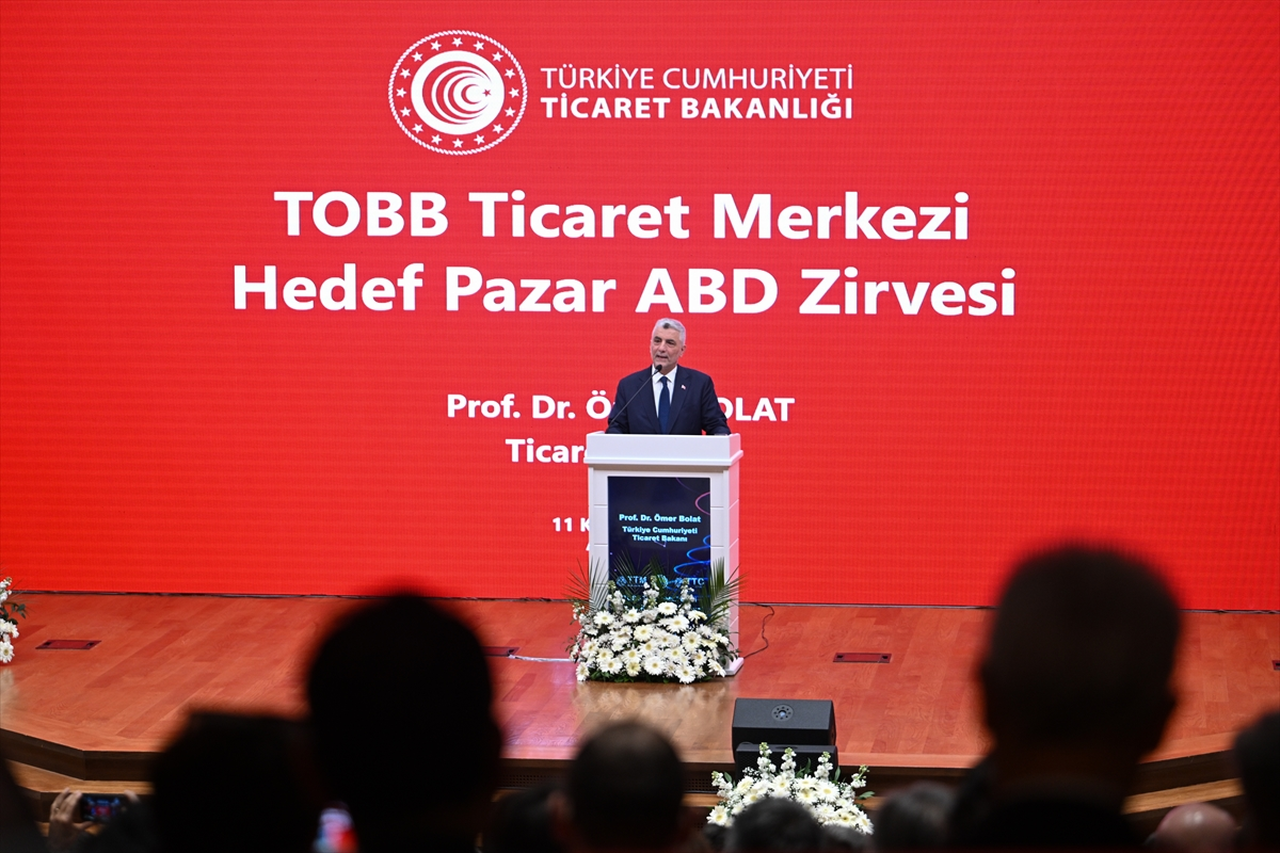 Bakan Bolat, 'TOBB Ticaret Merkezleri-Hedef Pazar ABD Zirvesi'nde konuştu