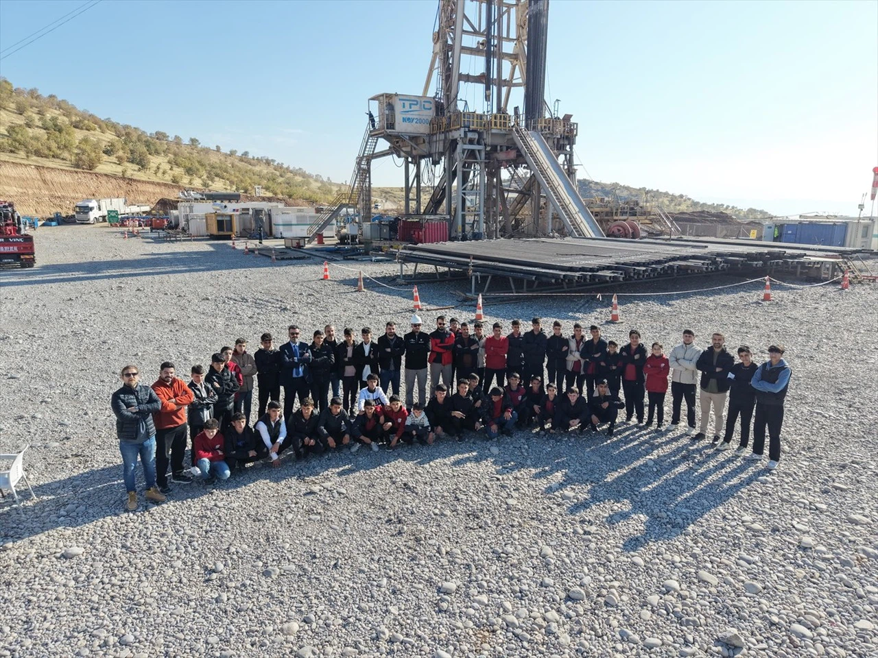 Silopi'deki Dader-1 Sondaj Sahası, Lise Öğrencilerini Ağırladı