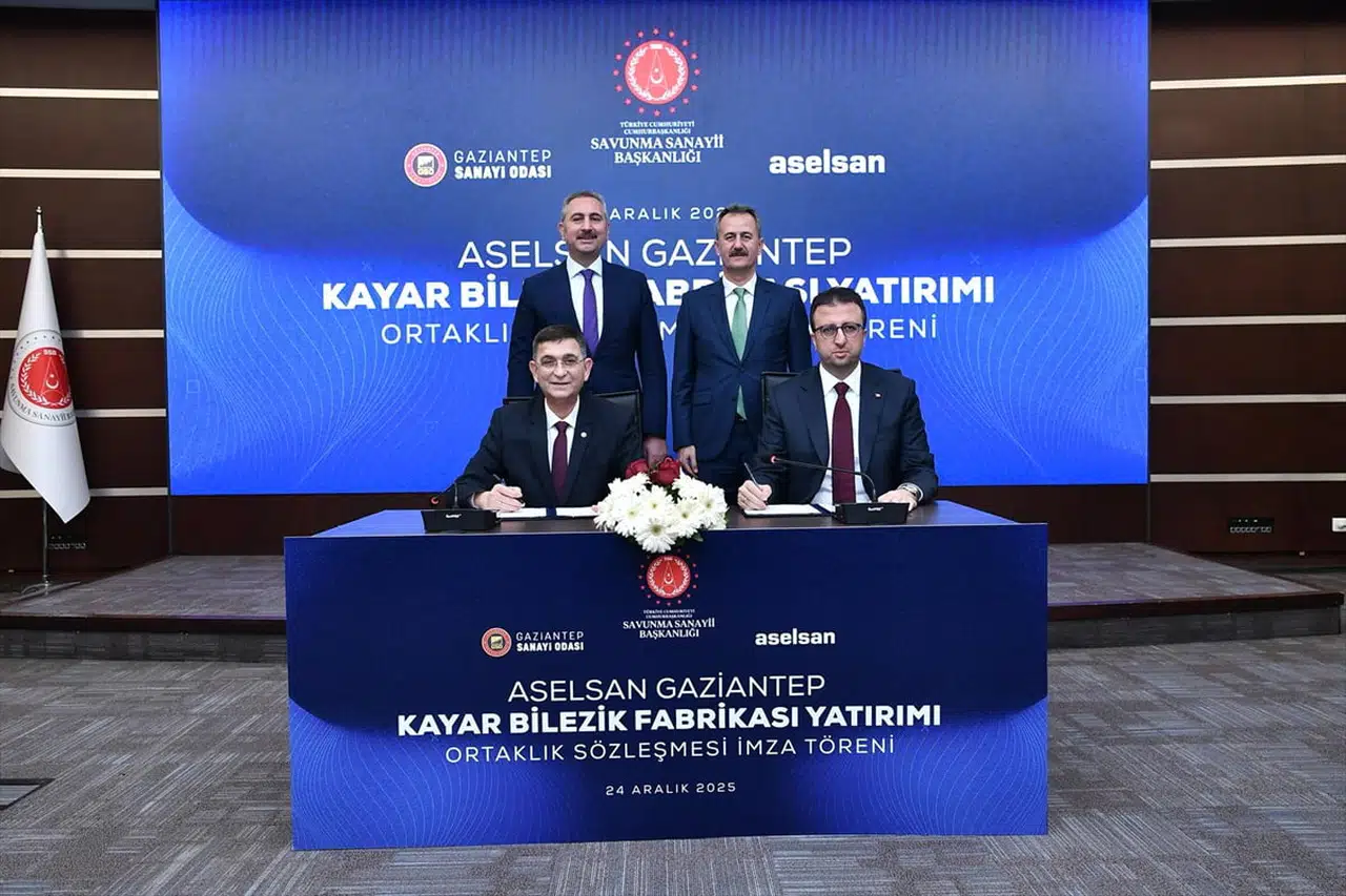 ASELSAN Gaziantep'te Kayar Bilezik Fabrikasını Kuruyor