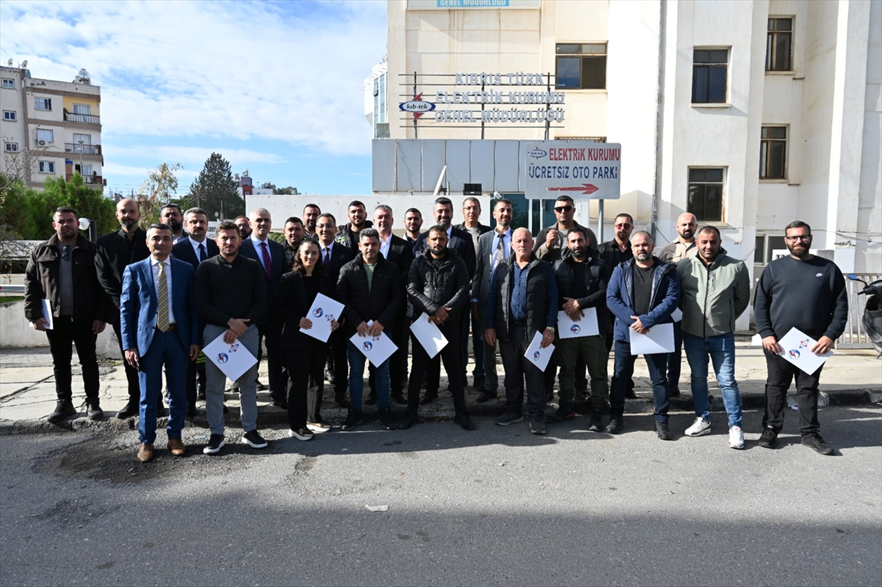 TEDAŞ, Kıbrıs Türk Elektrik Kurumu personeline elektrik ve iş güvenliği eğitimi verdi