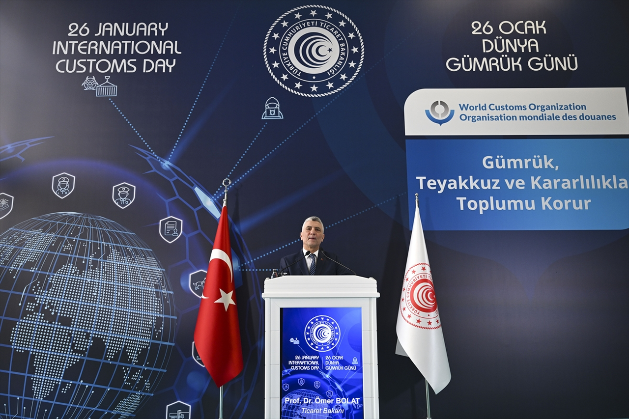Ticaret Bakanı Ömer Bolat, Dünya Gümrük Günü'nü kutladı