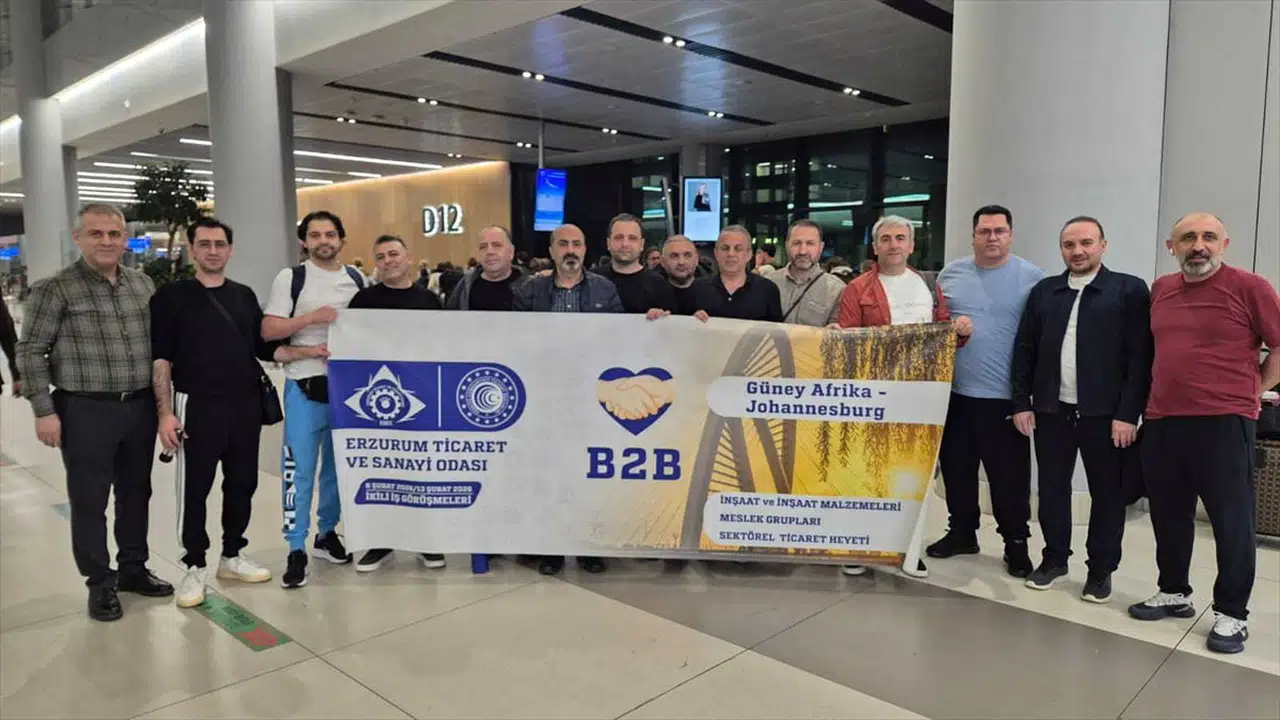 Erzurum'un İnşaat Firmaları Güney Afrika Pazarına Açılıyor