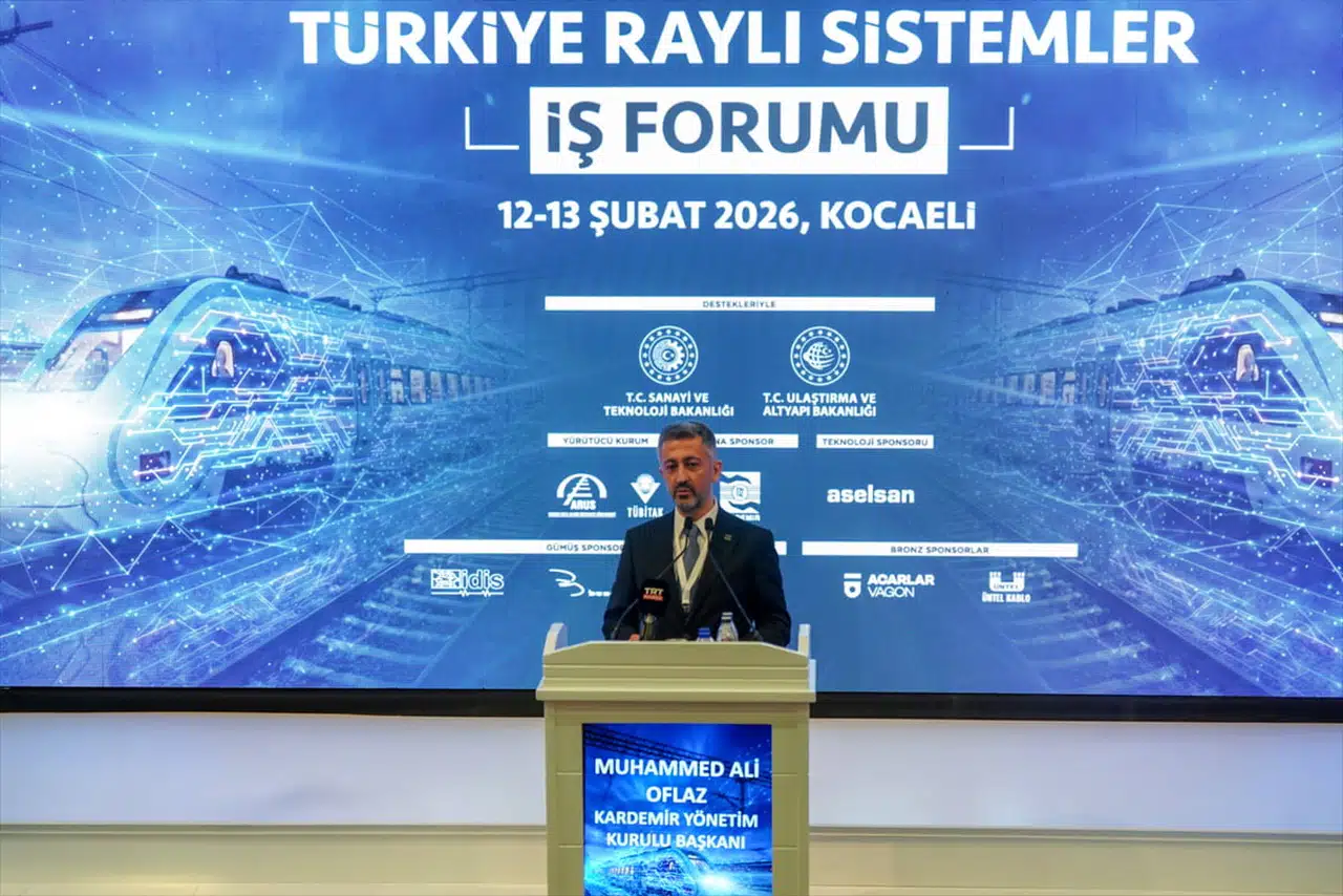 KARDEMİR Başkanı Oflaz, Türkiye Raylı Sistemler İş Forumu'nda Önemli Açıklamalarda Bulundu