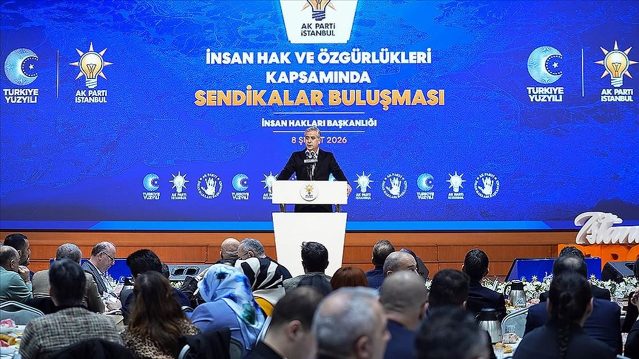 İSTANBUL - AK Parti İstanbul İl Başkanlığı'nda 'Sendikalar Buluşması' yapıldı