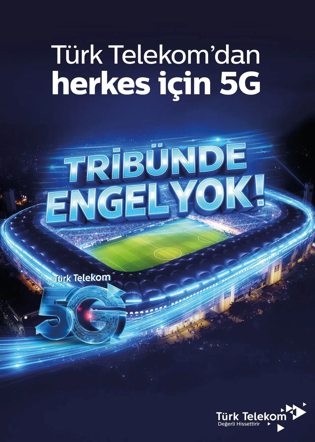 Türk Telekom’dan Dünyada İlk: 5G ile Engelsiz Tribün Deneyimi!