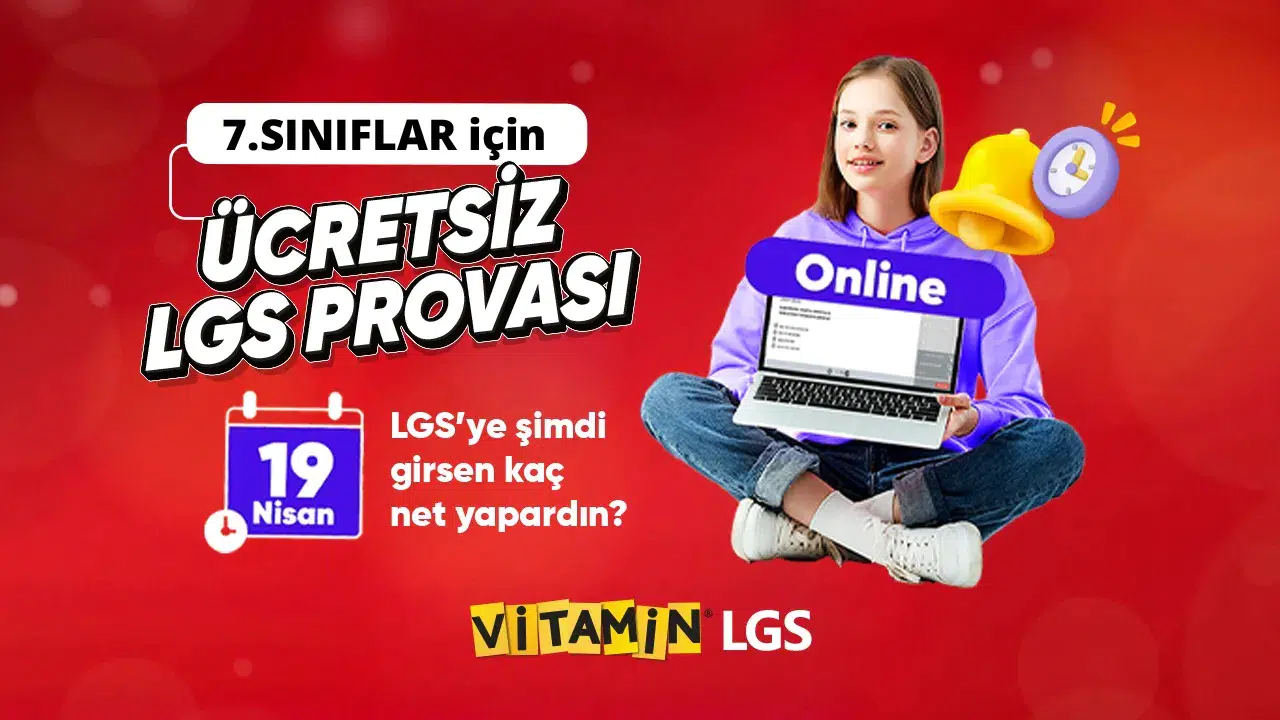 Türk Telekom’dan 7. sınıf öğrencilerine dev destek: Ücretsiz Vitamin LGS provası geliyor!