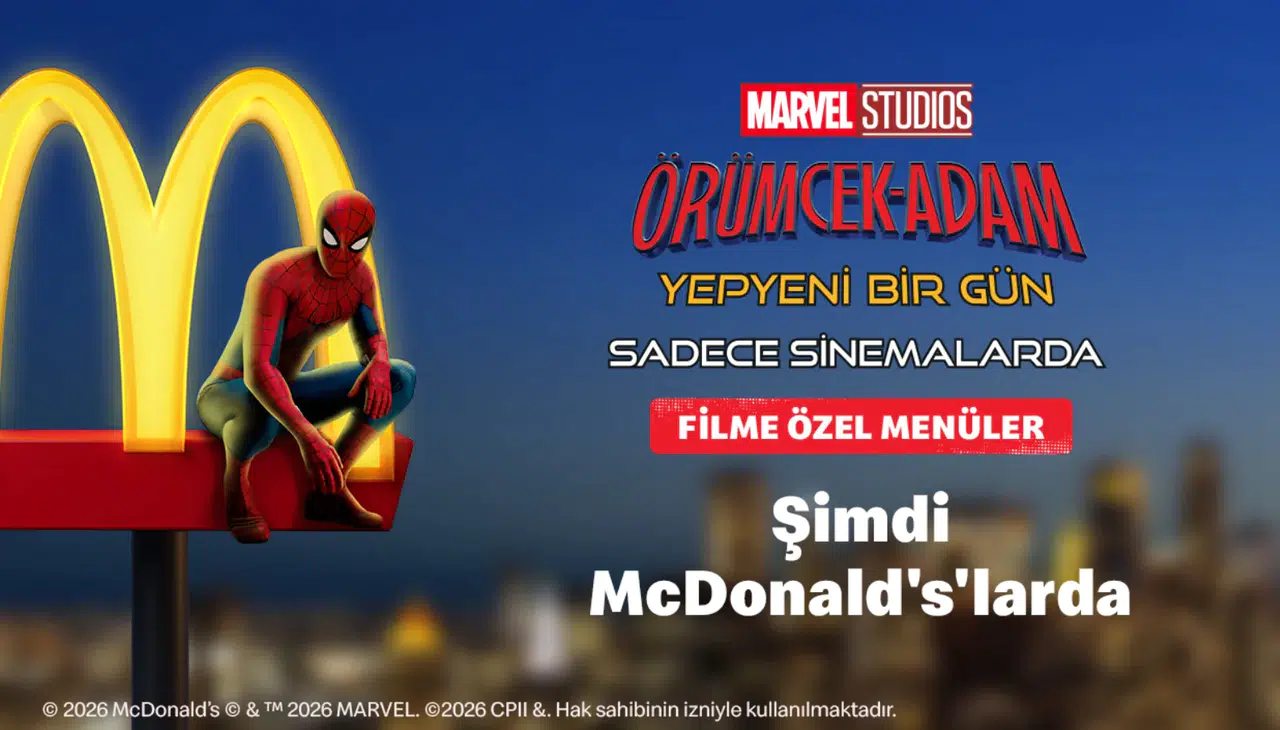 'Örümcek Adam: Yepyeni Bir Gün' efsane kahraman şimdi McDonald’s Türkiye’de