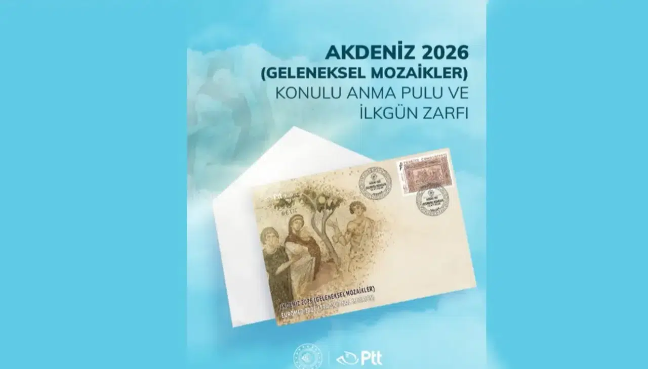 PTT, Akdeniz 2026 temalı anma pulu ve ilk gün zarfını satışa sundu