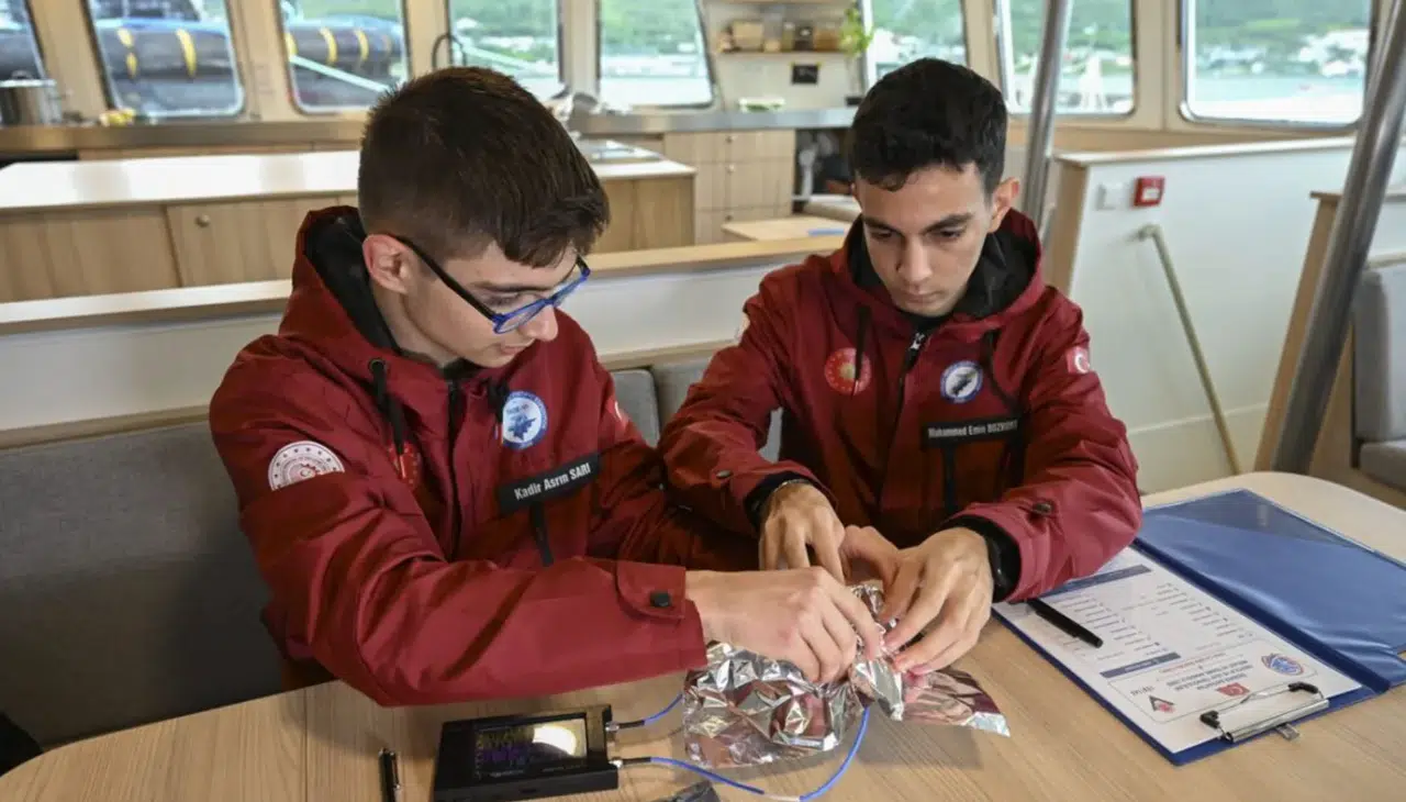 Öğrenciler Arktik koşullarında geliştirdikleri teknolojileri test etti