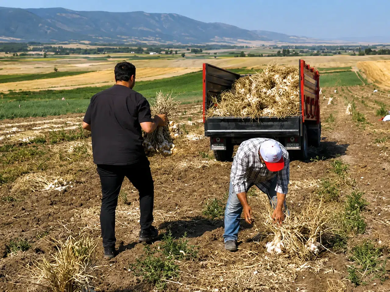 Çorum'da Üyük sarımsağı, coğrafi işaret süreciyle dikkat çekiyor