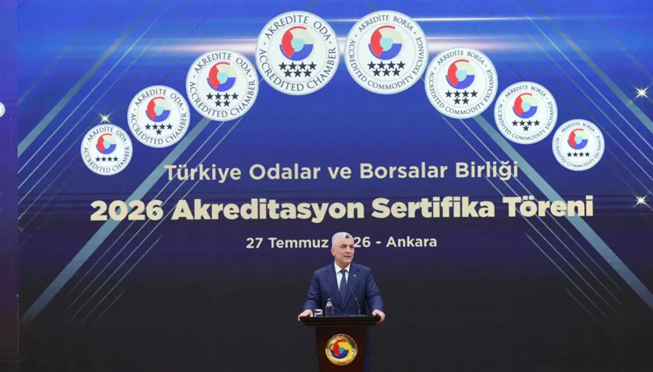 Ticaret Bakanı Bolat, TOBB akreditasyon sertifika töreninde konuştu
