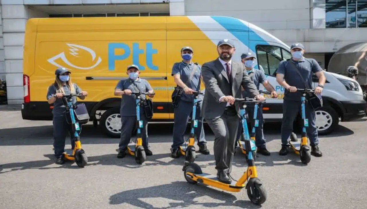 PTT'nin elektrikli scooterları 89,6 milyon gönderi ulaştırdı