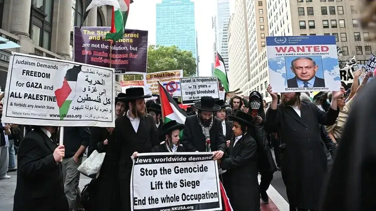 New York sokaklarında Binyamin Netanyahu protestosu!