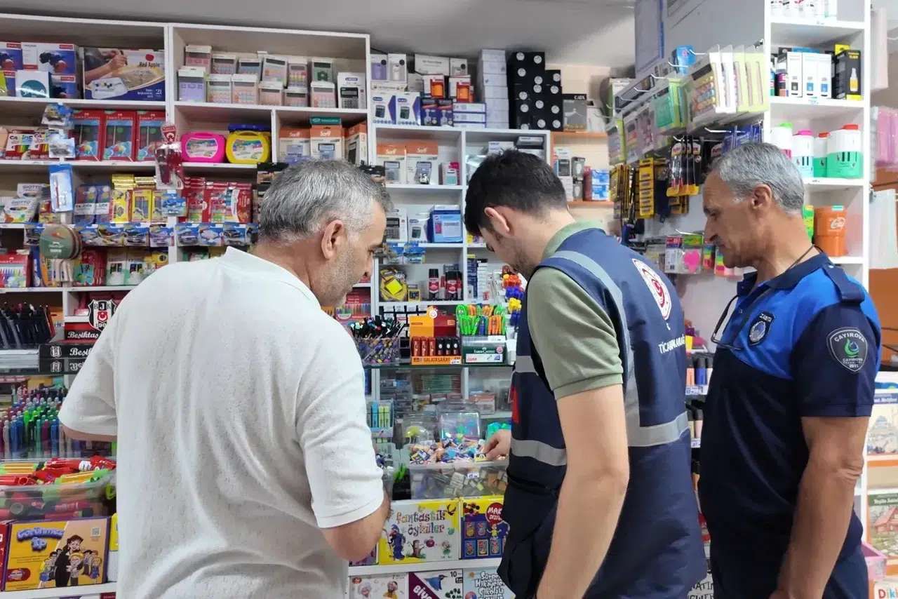 Kayseri'de kırtasiye denetimleri hız kesmeden devam ediyor