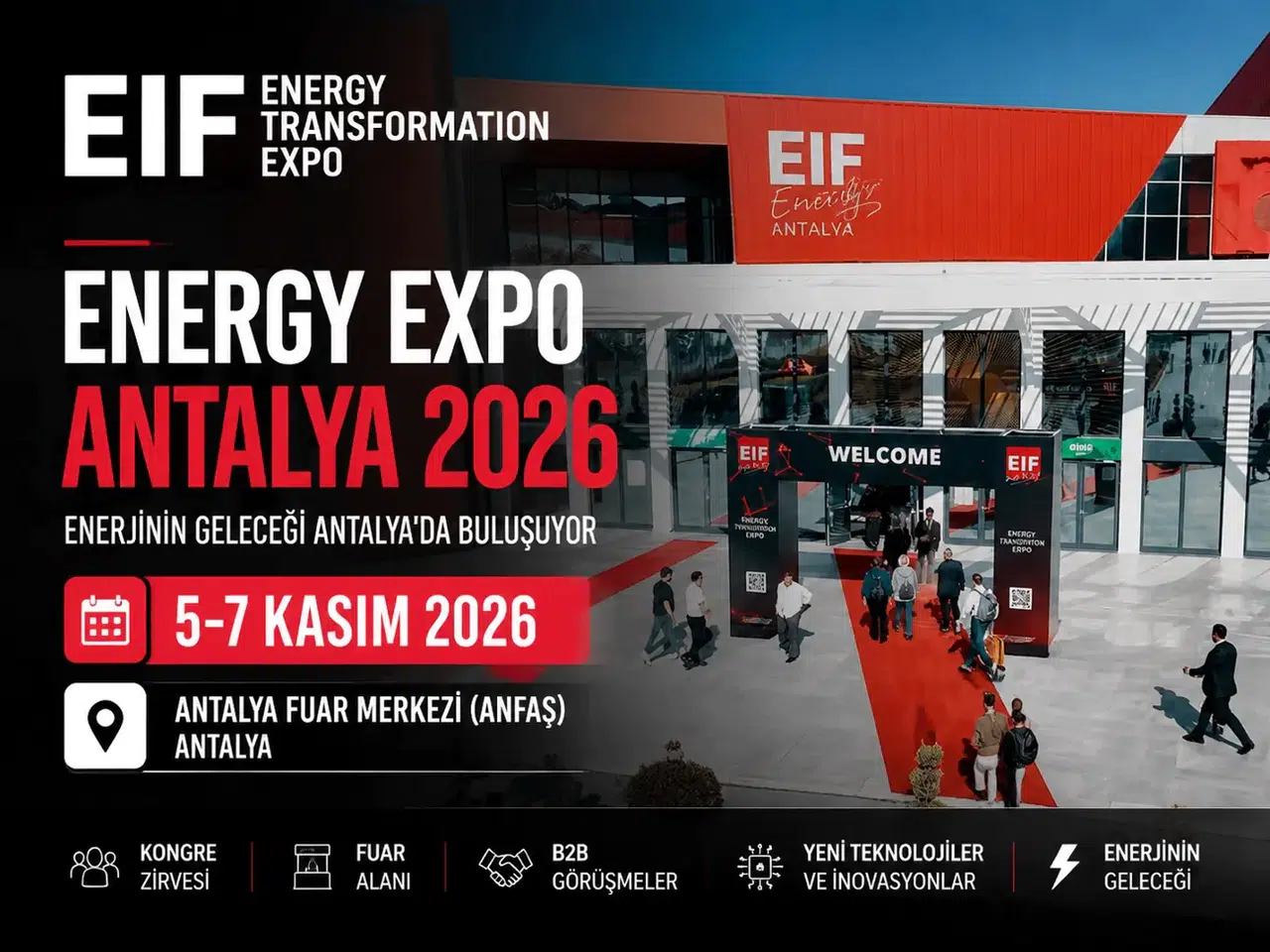 Enerji geleceği için buluşma: EIF Enerji Kongresi Antalya'da başlıyor