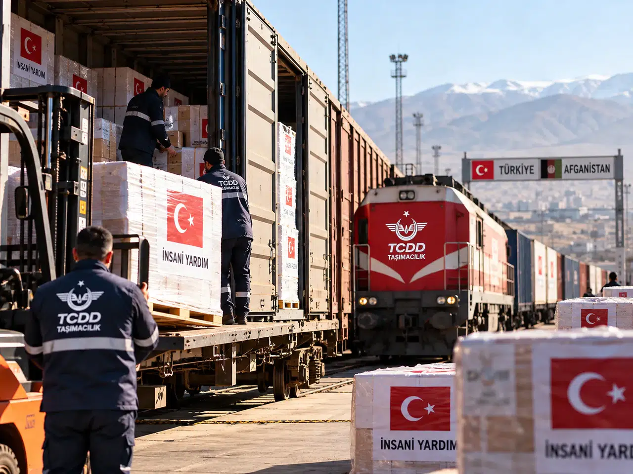 TCDD AŞ, Afganistan'a insani yardım sevkiyatı için görevlendirildi