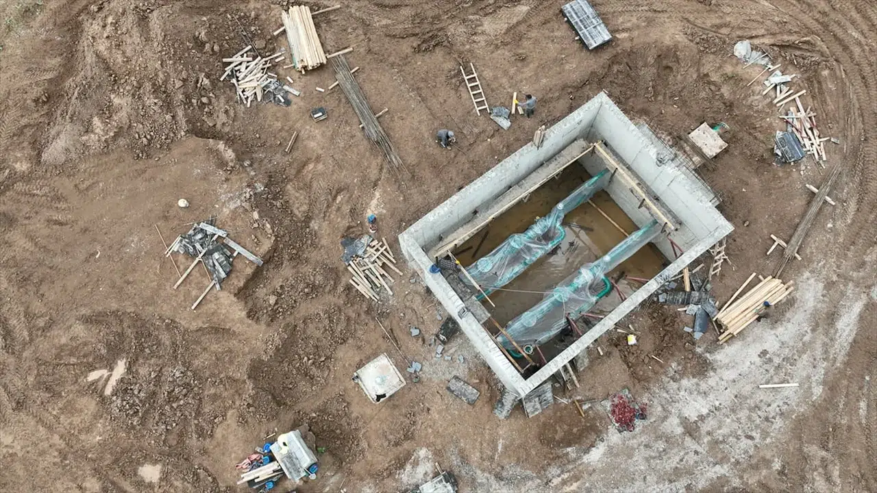Sivas'ta Kartalkaya Barajı sulama çalışmaları sona ermek üzere