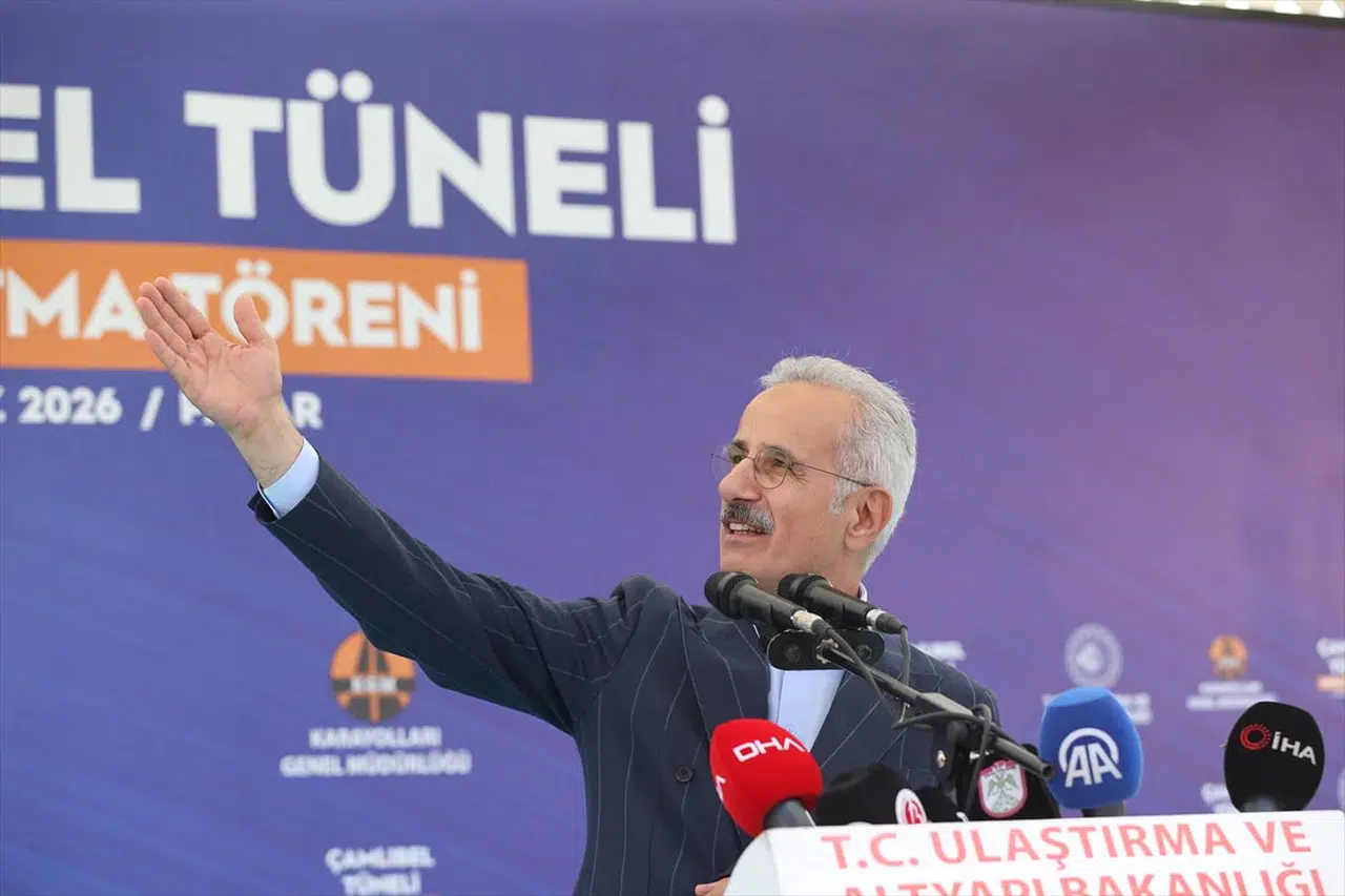 Ulaştırma ve altyapı bakanı uraloğlunun çamlıbel tüneli temel atma töreninde gerçekleştirdiği açıklamalar