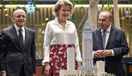 Belçika Kraliçesi Mathilde ve beraberindeki heyet, TCMB İstanbul Finans Merkezi Yerleşkesi'ni ziyaret etti!