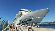 Aroya kruvaziyeri ile Marmaris'e gelen turist sayısı 3 bin 210'a ulaştı
