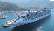 Marmaris, MSC Divina kruvaziyeriyle 4 bin turist ağırladı