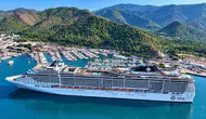 Marmaris'e MSC Divina kruvaziyeriyle 3 bin 843 turist geldi