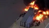 Los Angeles'ta haber helikopteri düştü! 3 kişi hayatını kaybetti