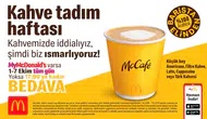 Ekim ayına özel tüm McDonald’s’larda ücretsiz kahve dönemi!
