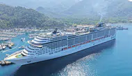 Marmaris'e MSC Divina kruvaziyeriyle gelen turist sayısı 4 bin 59