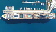 Marmaris'e MSC Divina ile 4 bin 84 turist geldi