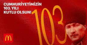 Beşiktaş sokaklarında Cumhuriyet coşkusu: McDonald’s’tan dev grafiti eseri